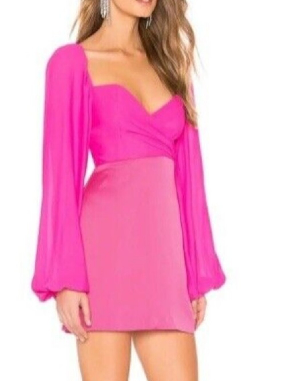 NBD Harry Long Sleeve Mini Dress, Size Small
